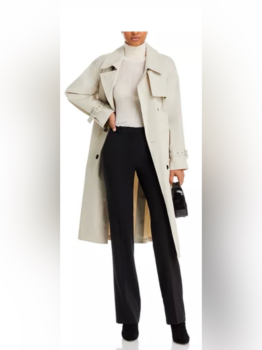 Theory Julianne Women’s Black Flared Dress Pants - Picture 2 of 9